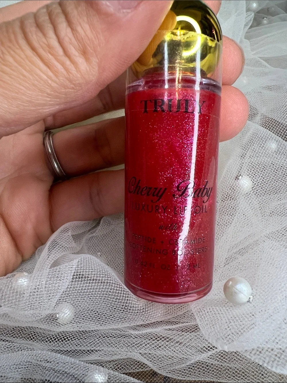 TRULY Cherry Baby Luxury Lip Oil